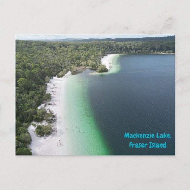 Postal Lago Mackenzie, Isla Fraser (Anverso)