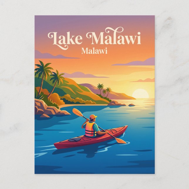 Postal Lago Malawi (Anverso)