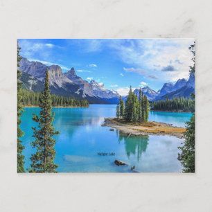 Postal Lago Maligne, Alberta, Canadá