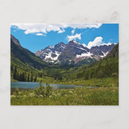 Postal Lago Maroon
