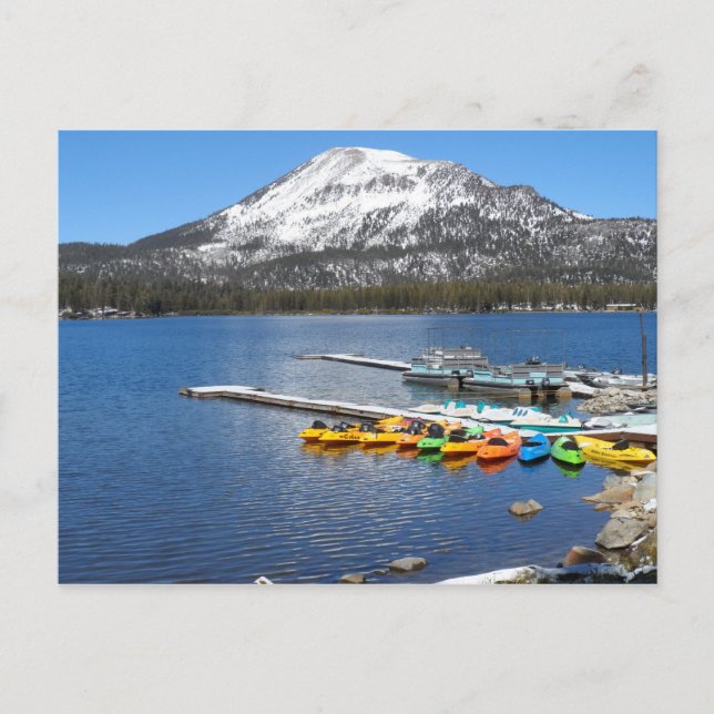Postal Lago Mary-Mammoth, CA (Anverso)