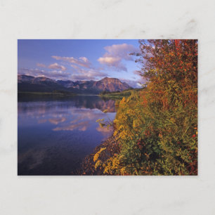 Postal Lago Maskinonge en el Parque Nacional Waterton Lak