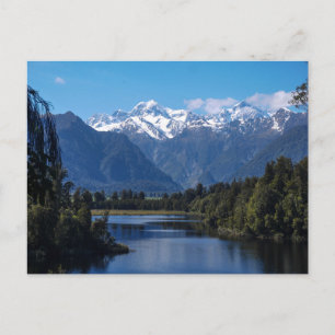 Postal Lago Matheson y Mt Cook, Nueva Zelanda - Postcard