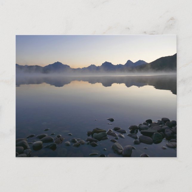Postal Lago McDonald en el Sunrise II (Anverso)
