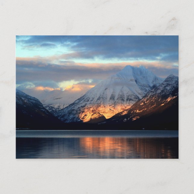Postal Lago McDonald, Parque Nacional Glacier (Anverso)