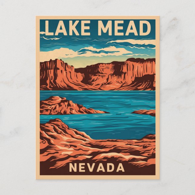 Postal Lago Mead Nevada, (Anverso)