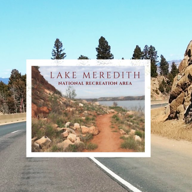 Postal Lago Meredith de Turquía Creek Trail, Texas (Subido por el creador)