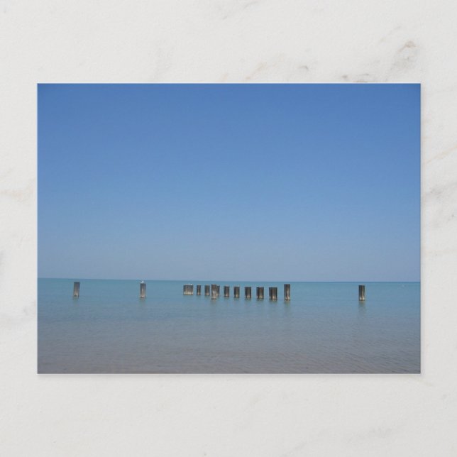 Postal Lago Michigan (Anverso)