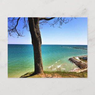 Postal Lago Michigan, Puerto Washington, Wisconsin