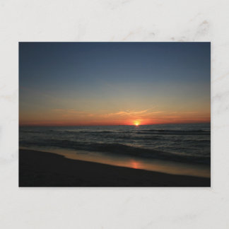 Postal Lago Michigan Sunset 2