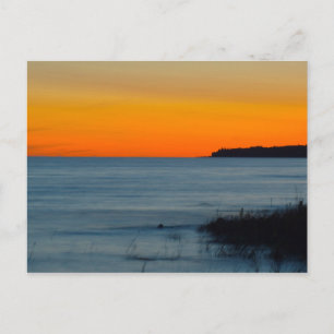 Postal Lago Michigan Sunset, Michigan