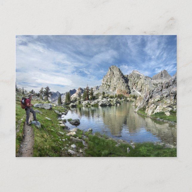 Postal Lago Minaret - Silvestre Ansel Adams - Sierra (Anverso)