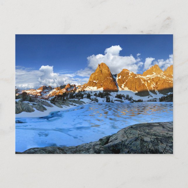 Postal Lago Minaret Sunrise 2 - Sierra Nevada (Anverso)