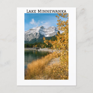 Postal Lago Minnewanka | Parque nacional Banff | Canada