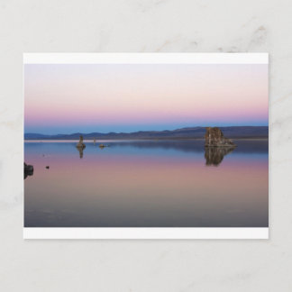 Postal Lago Mono Sur al anochecer