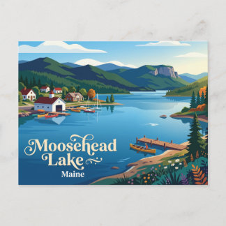 Postal Lago Moosehead Maine