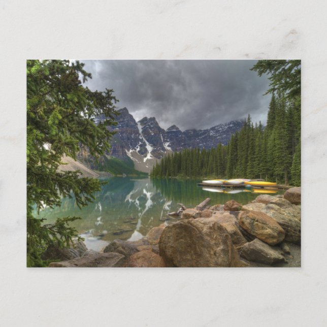 Postal Lago Moraine (Anverso)