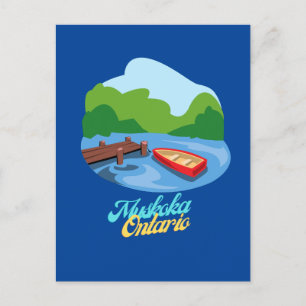 Postal Lago Muskoka Ontario Canadá
