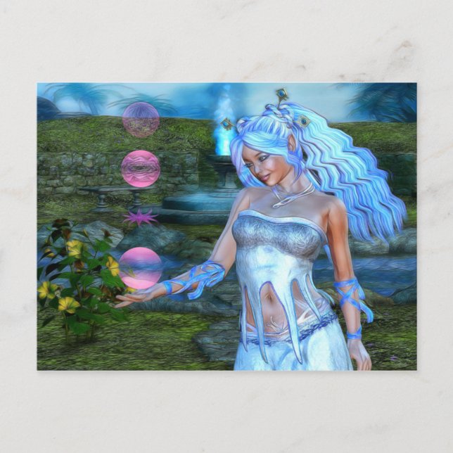 Postal Lago Mysticals (Anverso)