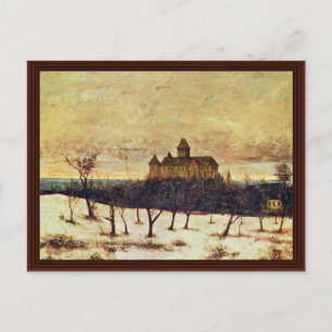 Postal Lago Neuchâtel Por Courbet Gustave