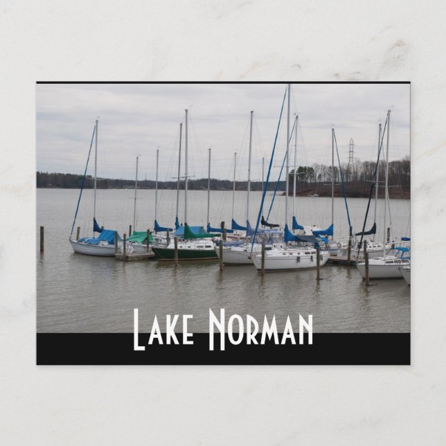 Postal Lago Norman (Anverso)