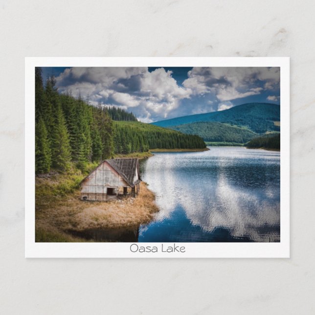 Postal Lago Oasa (Anverso)