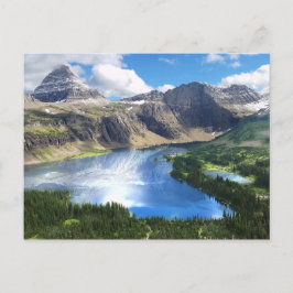 Postal Lago oculto en el Parque Nacional Glaciar