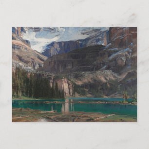 Postal Lago O'Hara por John Singer Sargent