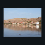 Postal Lago Ohrid, Albania<br><div class="desc">Lago Ohrid,  Albania. El lago Ohrid se extiende entre Albania y Macedonia. Esta foto está tomada del lado albanés</div>