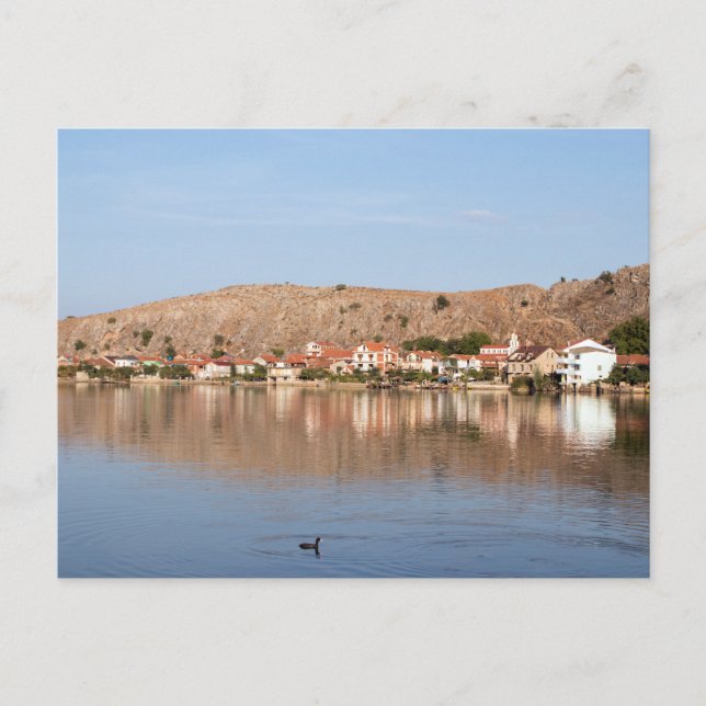 Postal Lago Ohrid, Albania (Anverso)