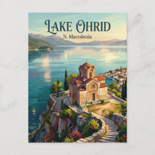 Postal Lago Ohrid Macedonia del Norte