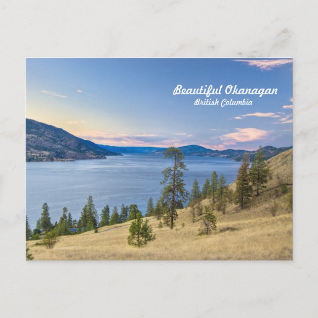 Postal Lago Okanagan (Anverso)