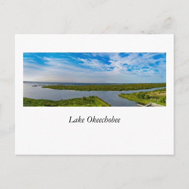 Postal Lago Okeechobee (Anverso)