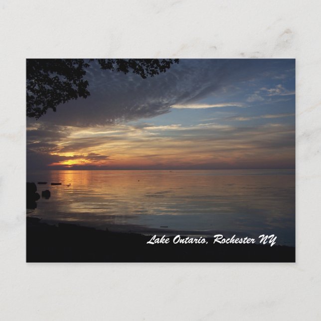 Postal Lago Ontario, Rochester N.Y. (Anverso)