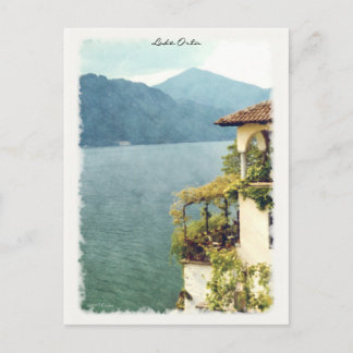 Postal Lago Orta de Orta San Giulio