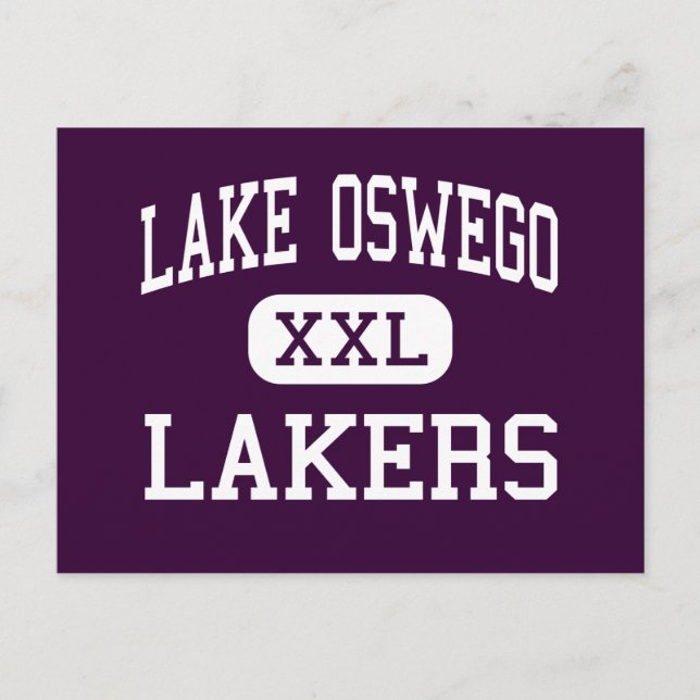 Postal Lago Oswego - Lakers - High - Lake Oswego Oregon (Anverso)