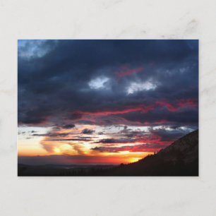 Postal Lago Ottoway Sunset - Yosemite - Sierra Nevada