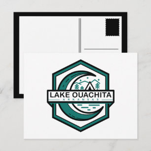 Postal LAGO OUACHITA arkansas luna hexa