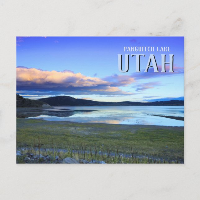 Postal Lago Panguitch Utah (Anverso)