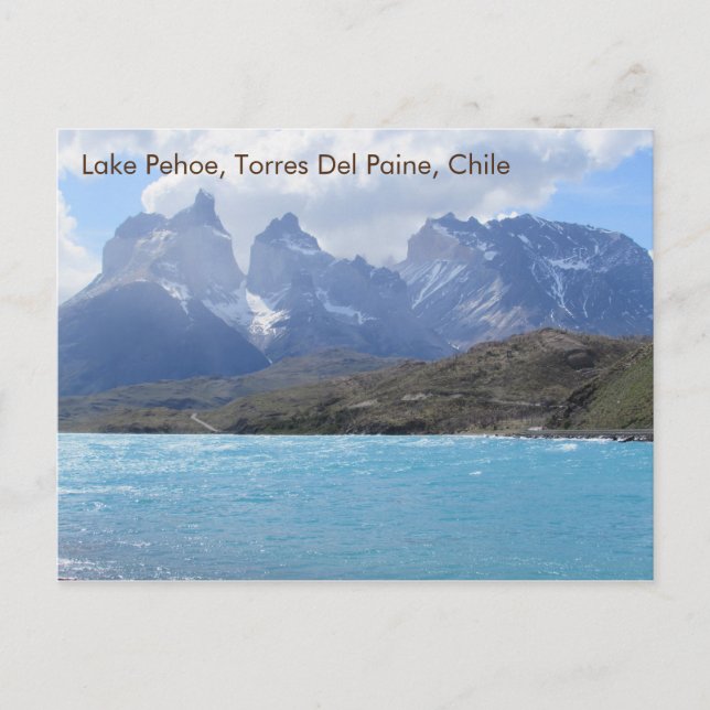 Postal Lago Pehoe, Torres Del Paine, Chile (Anverso)
