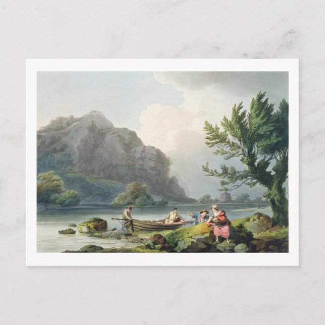 Postal Lago philippe de Loutherbourg el | de Wyndermere, (Anverso)