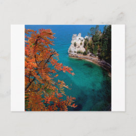 Postal Lago Pictured Rocks Shore Superior Michigan