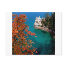 Lago Pictured Rocks Shore Superior Michigan