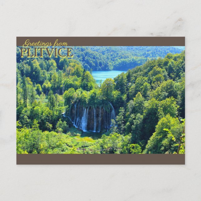 Postal Lago Plitvice