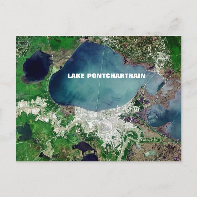 Postal Lago Pontchartrain (Anverso)