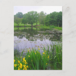 Postal Lago Potter en Lawrence, Kansas, Postcard