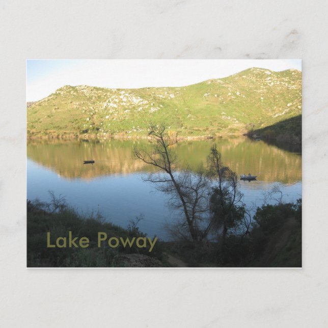 Postal Lago Poway (Anverso)