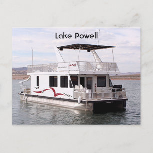 Postal Lago Powell: Houseboat, Arizona, Estados Unidos 9