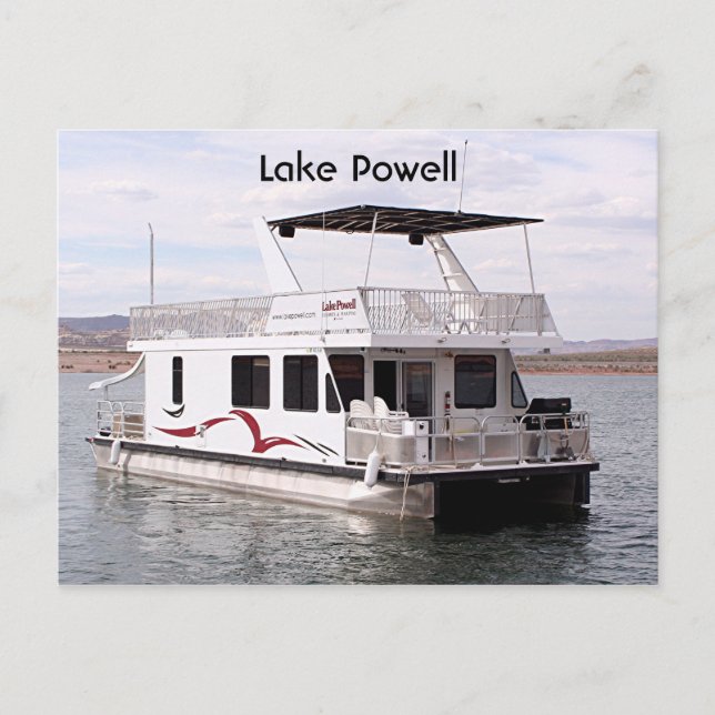 Postal Lago Powell: Houseboat, Arizona, Estados Unidos 9