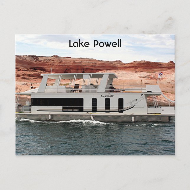 Postal Lago Powell: Houseboat, Arizona, USA 10 (Anverso)